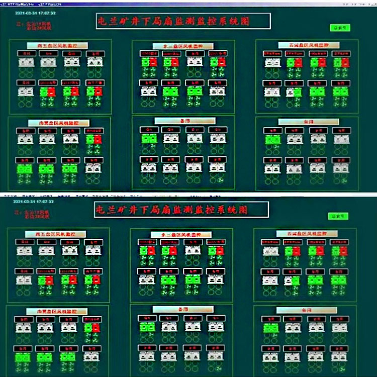 矿用主通风机在线监控系统作用原理矿用主通风机在线监控系统